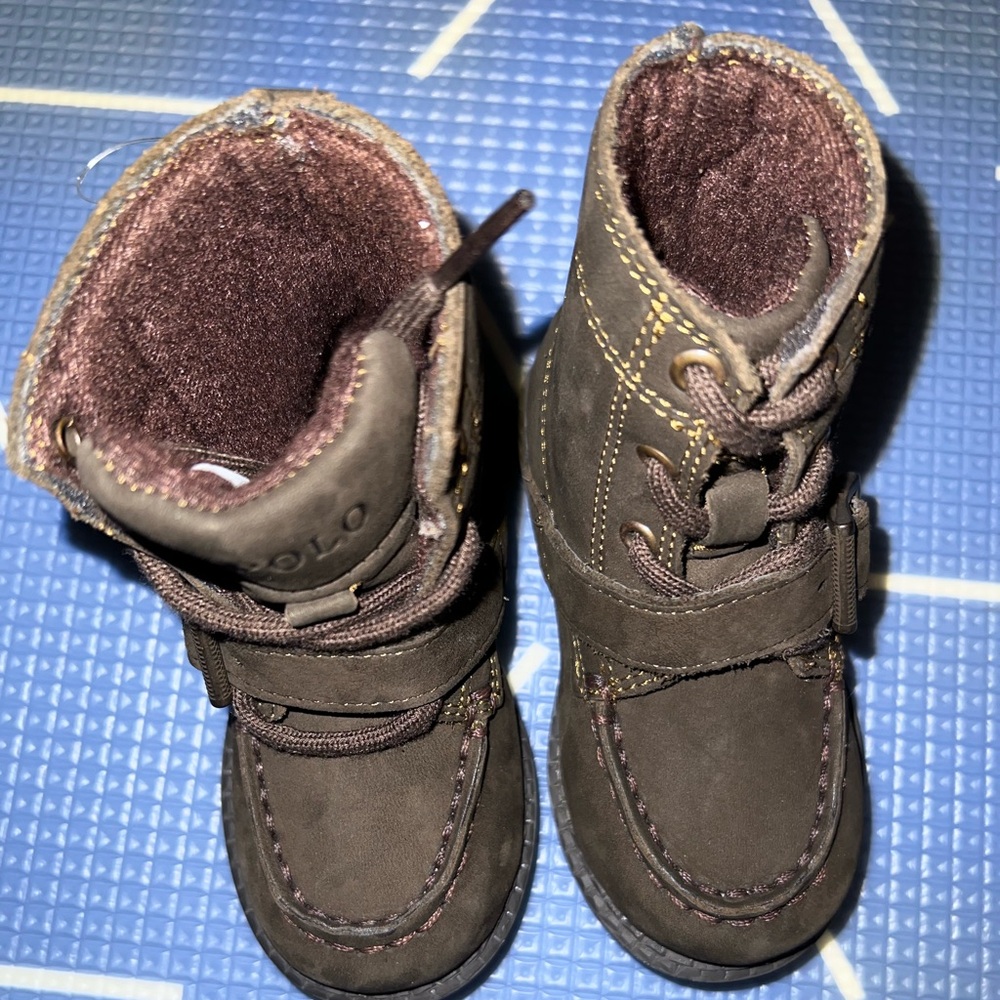 Brand new toddler boy Polo boots